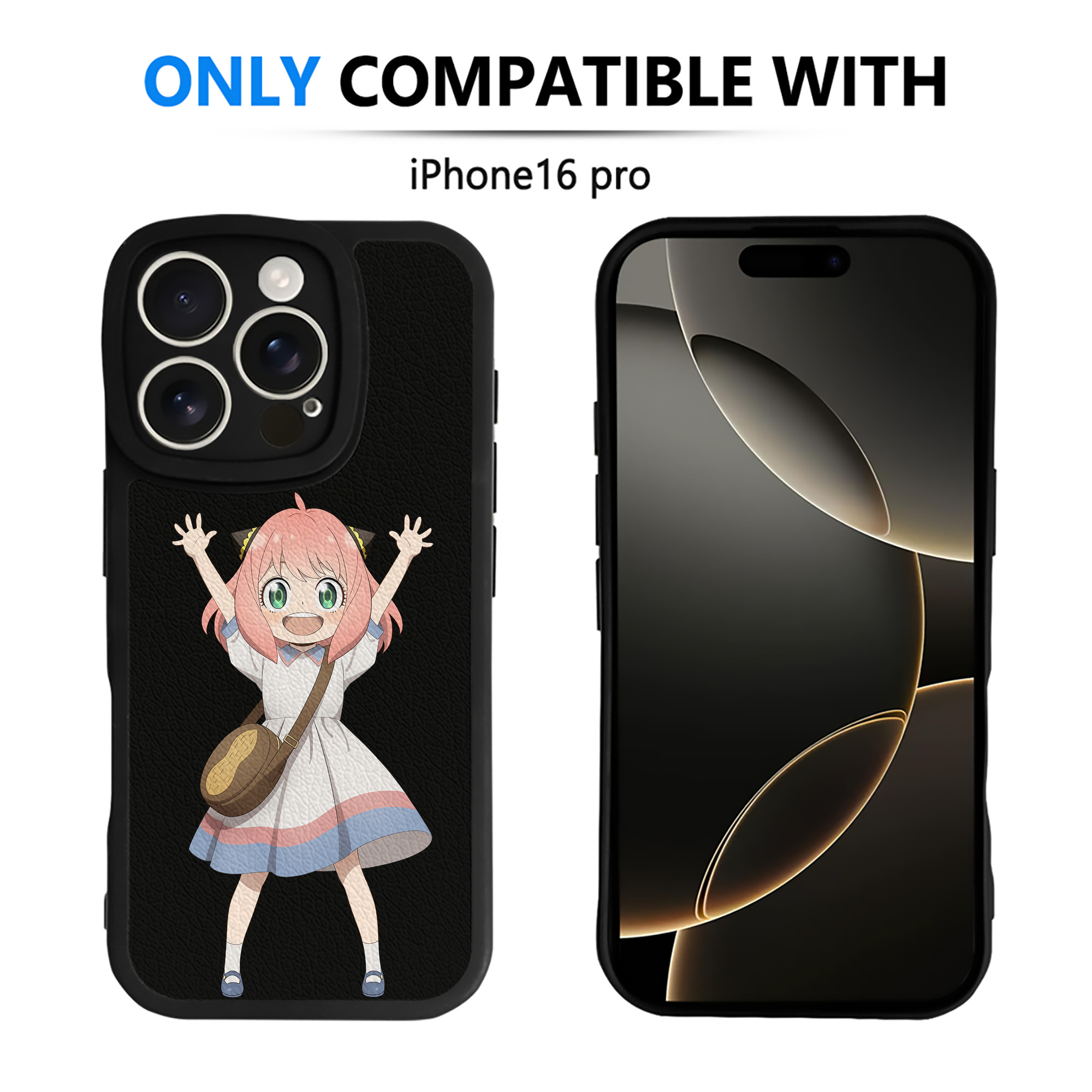 （画像用） SPY×FAMILY间谍家家酒 【iPhone 16シリーズ対応】シリコンスマホケース（レザー調） 材質：シリコン